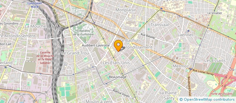 localisation de l'entreprise MONSIEUR KHADIM FALL  LYON