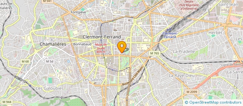 localisation de l'entreprise MONSIEUR KHADIM FALL  CLERMONT-FERRAND