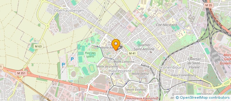 localisation de l'entreprise MONSIEUR KHADIM FALL à STRASBOURG