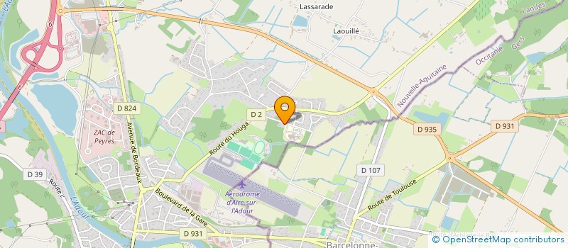 localisation de l'entreprise MONSIEUR KHADIM NGOM à AIRE-SUR-L'ADOUR