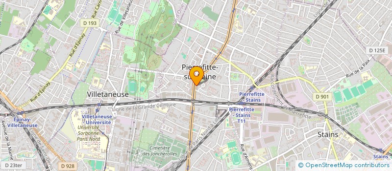 localisation de l'entreprise MONSIEUR KHADIM SAMB à PIERREFITTE-SUR-SEINE