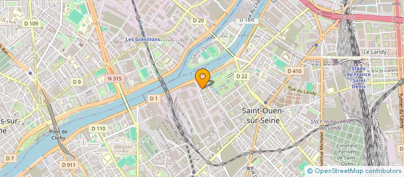 localisation de l'entreprise MONSIEUR KHADIM SYLL à SAINT-OUEN-SUR-SEINE