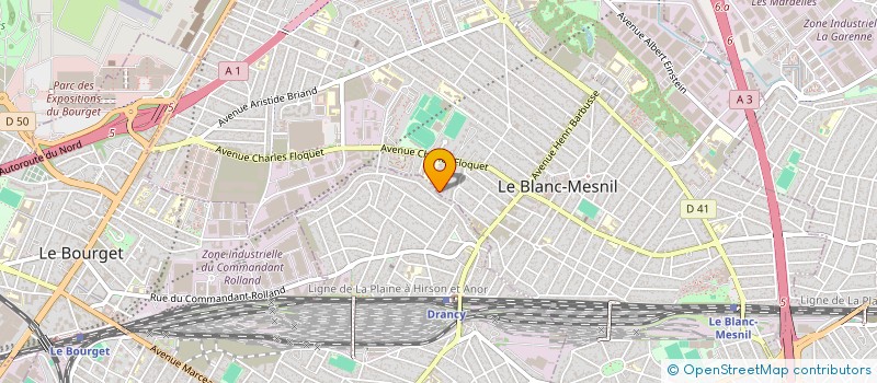 localisation de l'entreprise MONSIEUR KHADIR SENHADJI à LE BLANC-MESNIL