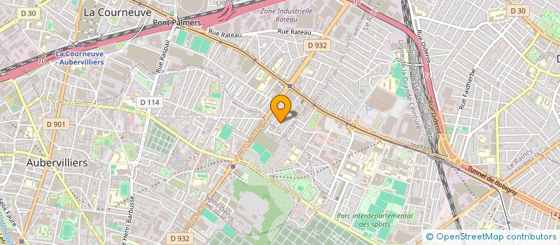 localisation de l'entreprise MONSIEUR KHAIR BADAOUI à LA COURNEUVE