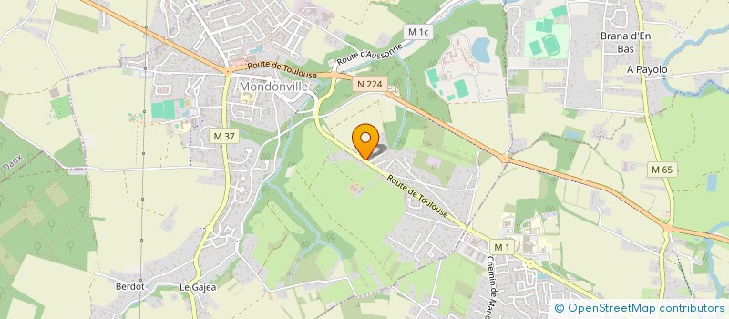 localisation de l'entreprise MONSIEUR KHAIREDDINE MNAFKUI  MONDONVILLE