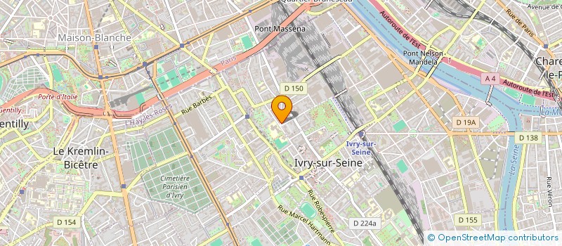 localisation de l'entreprise MONSIEUR KHAIREDDINNE CHOUKI  IVRY-SUR-SEINE