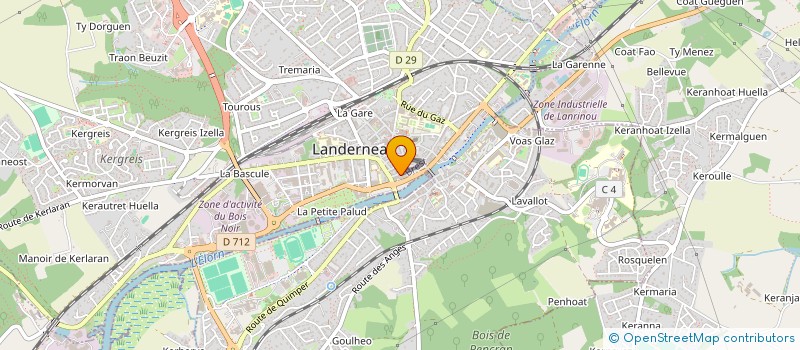 localisation de l'entreprise MONSIEUR KHAIRULLAH DAWLATYAR  LANDERNEAU