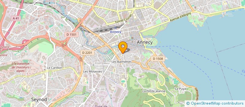 localisation de l'entreprise MONSIEUR KHAIRULLAH SHINWARY à ANNECY
