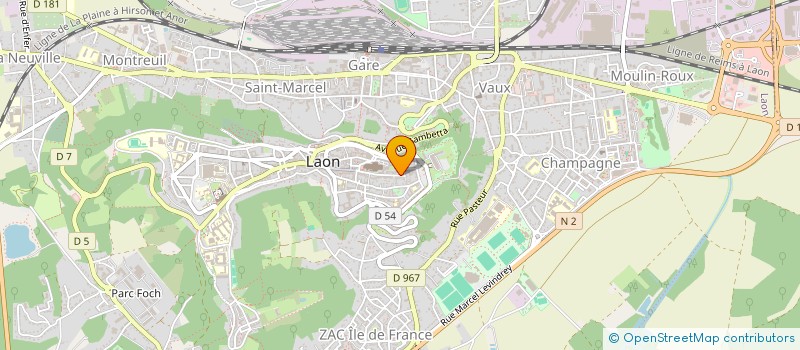 localisation de l'entreprise MONSIEUR KHAIRZADA SAFI  LAON