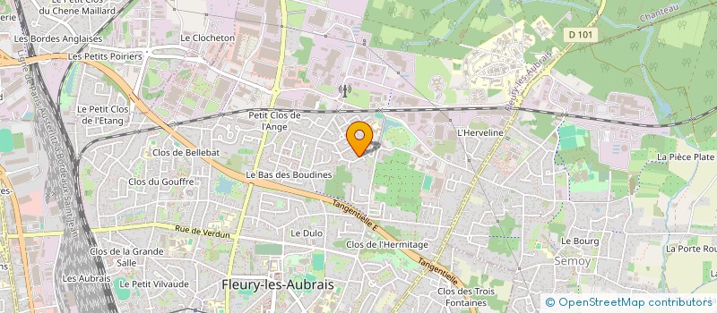 localisation de l'entreprise MONSIEUR KHAIS BEN DAHOU BEN SALAH à FLEURY-LES-AUBRAIS