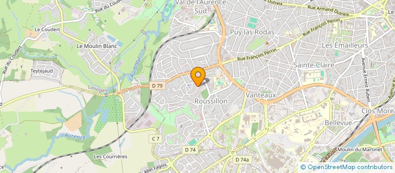 localisation de l'entreprise MONSIEUR KHAJA SADIQI à LIMOGES