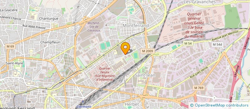 localisation de l'entreprise MONSIEUR KHAL SULAYMANI  CLERMONT-FERRAND