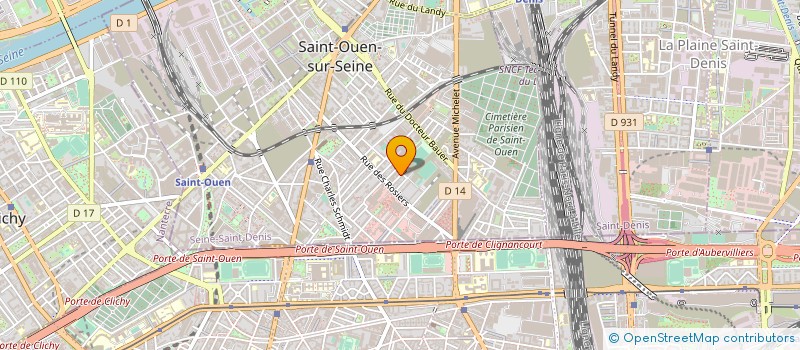 localisation de l'entreprise MONSIEUR KHALAF TAWADROUS à SAINT-OUEN-SUR-SEINE
