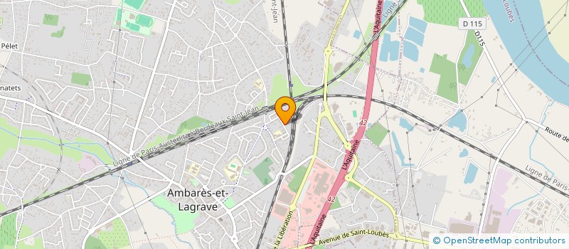 localisation de l'entreprise MONSIEUR KHALDOUN HAMMOUD à AMBARES-ET-LAGRAVE