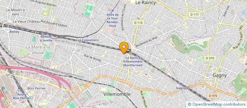 localisation de l'entreprise MONSIEUR KHALED ABBOU  VILLEMOMBLE