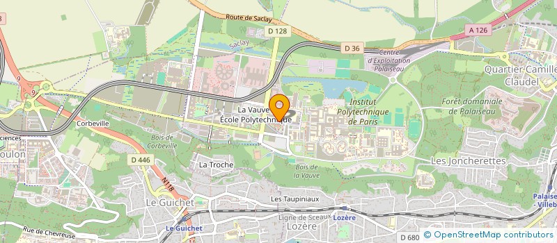 localisation de l'entreprise MONSIEUR KHALED ABDESSAMIA  PALAISEAU