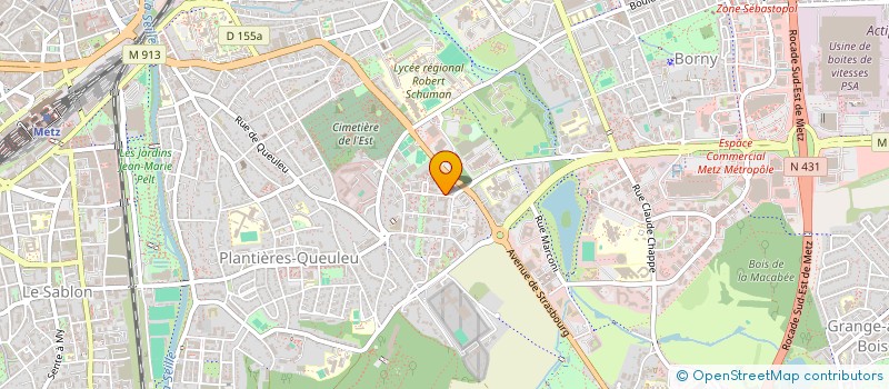 localisation de l'entreprise MONSIEUR KHALED AHMED  METZ