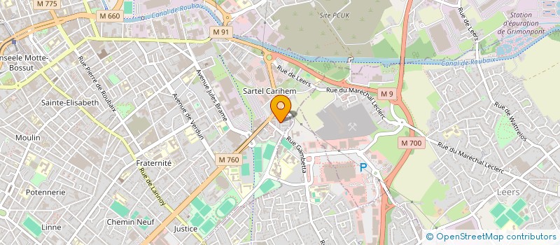 localisation de l'entreprise MONSIEUR KHALED AIDAOUI  ROUBAIX