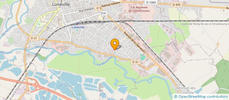 localisation de l'entreprise MONSIEUR KHALED ALDAHER  LUNEVILLE