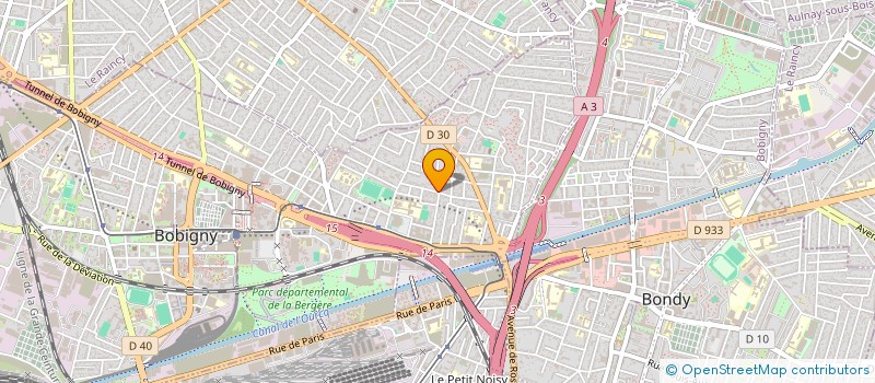 localisation de l'entreprise MONSIEUR KHALED ALY  BOBIGNY