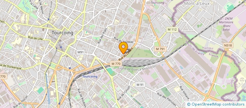 localisation de l'entreprise MONSIEUR KHALED BECHKER à TOURCOING