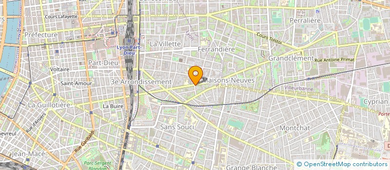 localisation de l'entreprise MONSIEUR KHALED BEJAOUI  LYON