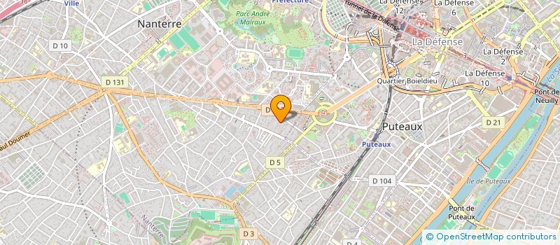 localisation de l'entreprise MONSIEUR KHALED BELBACHIR  NANTERRE