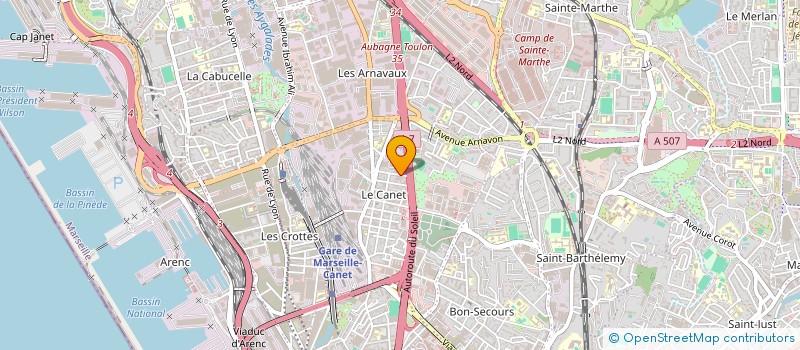 localisation de l'entreprise MONSIEUR KHALED BEN MOHAMED à MARSEILLE