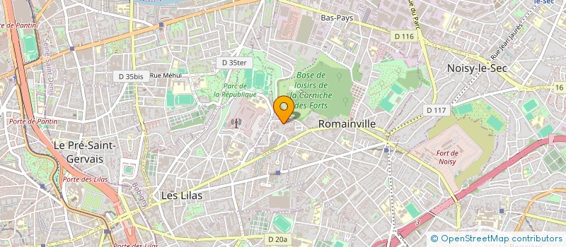 localisation de l'entreprise MONSIEUR KHALED BEN NACEUR à ROMAINVILLE