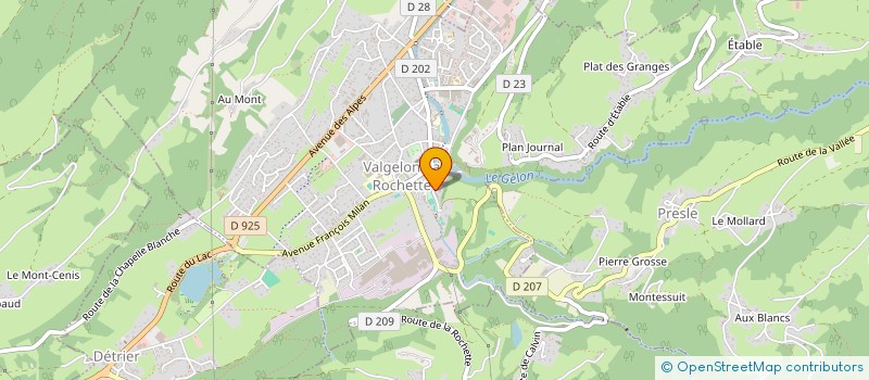 localisation de l'entreprise MONSIEUR KHALED BENDJEDID  VALGELON-LA ROCHETTE