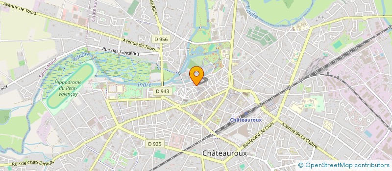 localisation de l'entreprise MONSIEUR KHALED BENFREHA  CHATEAUROUX