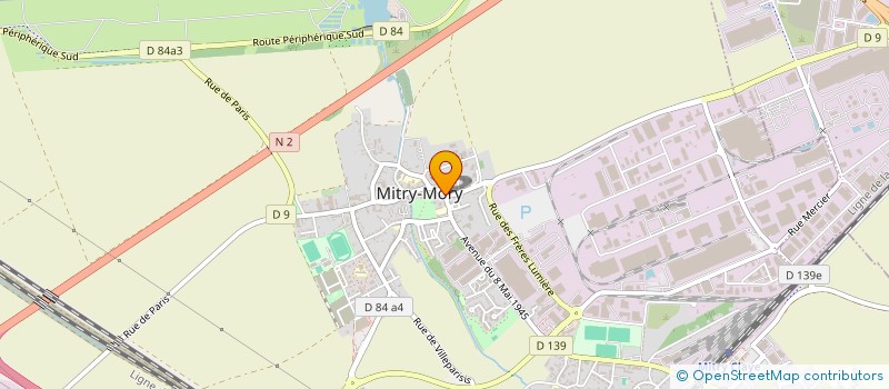 localisation de l'entreprise MONSIEUR KHALED BENGHELLAB  MITRY-MORY