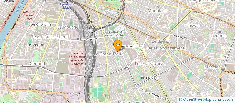 localisation de l'entreprise MONSIEUR KHALED BENGUIRAT  LYON