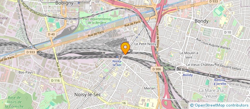 localisation de l'entreprise MONSIEUR KHALED BENHAFOUDA à NOISY-LE-SEC