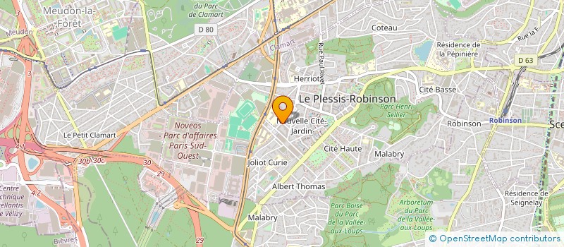 localisation de l'entreprise MONSIEUR KHALED BENKHOUD à LE PLESSIS-ROBINSON