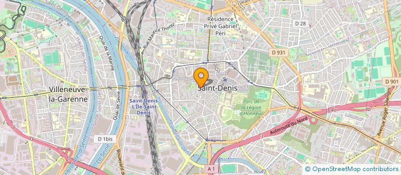 localisation de l'entreprise MONSIEUR KHALED BENZAI à SAINT-DENIS