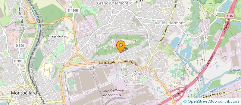 localisation de l'entreprise MONSIEUR KHALED BERREHAIL  SOCHAUX