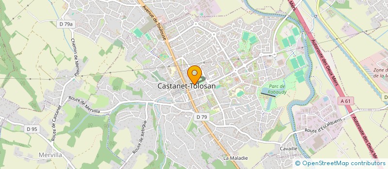 localisation de l'entreprise MONSIEUR KHALED BETTAYEB  CASTANET-TOLOSAN
