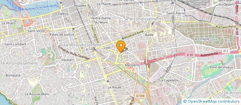 localisation de l'entreprise MONSIEUR KHALED BOUBARAKA à MARSEILLE