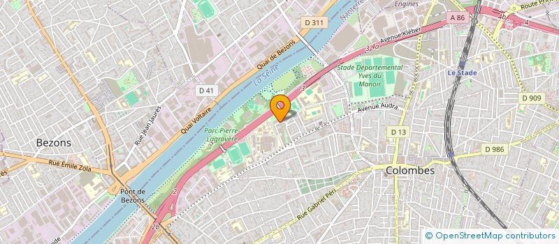 localisation de l'entreprise MONSIEUR KHALED BOUCHHIOUA à COLOMBES