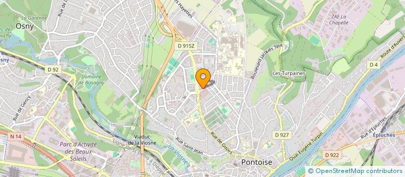 localisation de l'entreprise MONSIEUR KHALED BOUDELLAL  PONTOISE