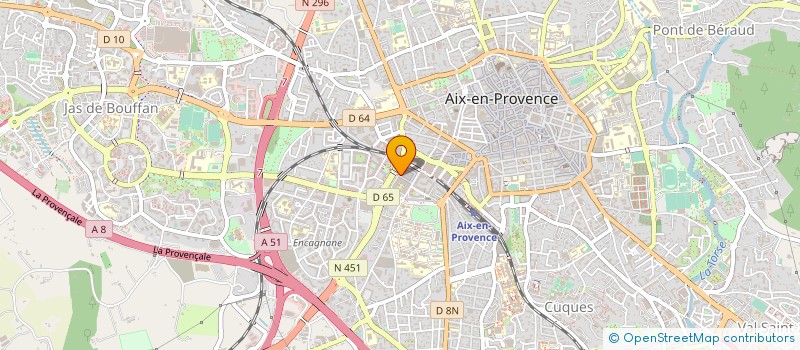 localisation de l'entreprise MONSIEUR KHALED BOUDJEMA  AIX-EN-PROVENCE