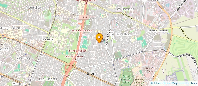 localisation de l'entreprise MONSIEUR KHALED BOUHADJAR  BRON