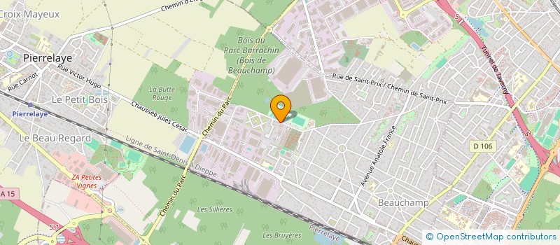 localisation de l'entreprise MONSIEUR KHALED BOULAAJINE  BEAUCHAMP