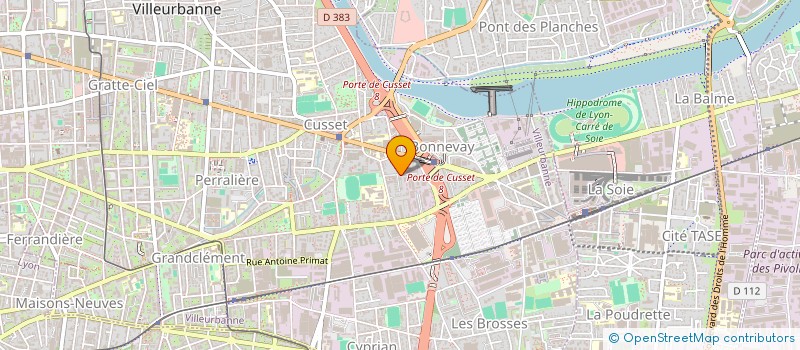 localisation de l'entreprise MONSIEUR KHALED BOUMALLASSA  VILLEURBANNE