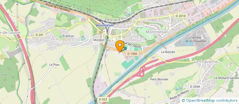 localisation de l'entreprise MONSIEUR KHALED BOUREGHDAD  MONTMELIAN