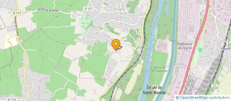 localisation de l'entreprise MONSIEUR KHALED BOUSENNA  IRIGNY