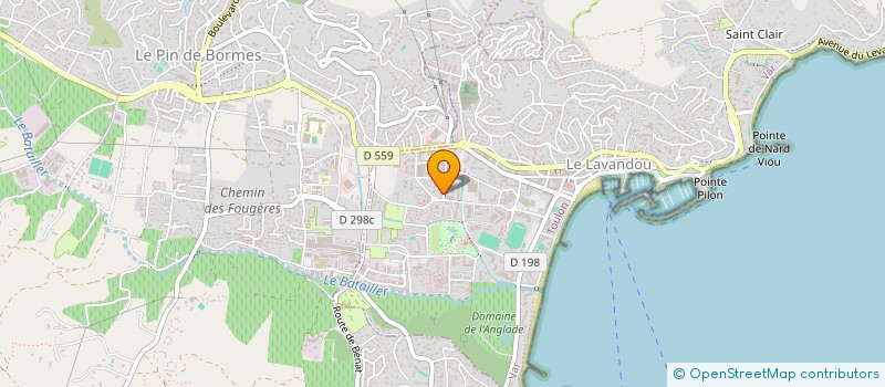 localisation de l'entreprise MONSIEUR KHALED BRAHIM à LE LAVANDOU
