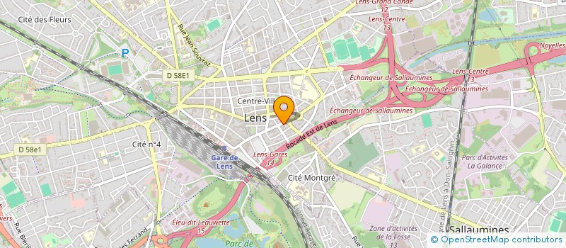 localisation de l'entreprise MONSIEUR KHALED CHAIRAT à LENS