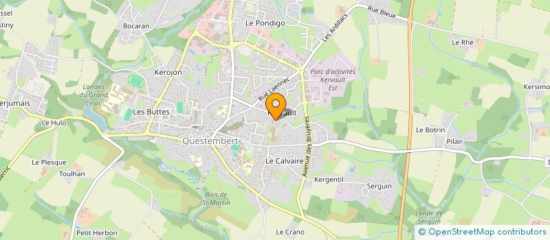 localisation de l'entreprise MONSIEUR KHALED CHAOUECH AOUN  QUESTEMBERT